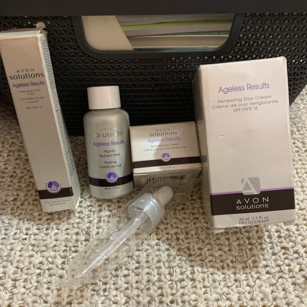 New Avon Ageless Results Facial makeup skin care